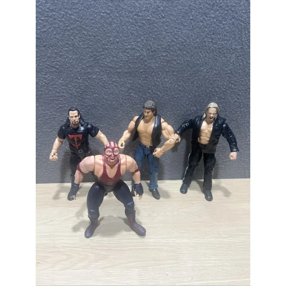 Lot of 12 WWE Wrestling Action Figures Early 1999/2006 Rocky Balboa Rikishi